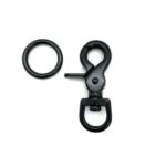 Scherenkarabiner in schwarz